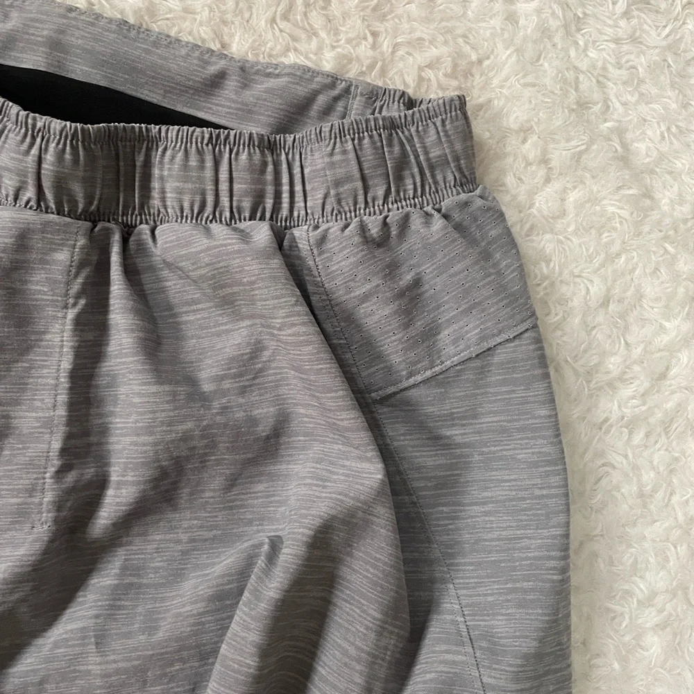 Lululemon Athletica Black and Gray Shorts